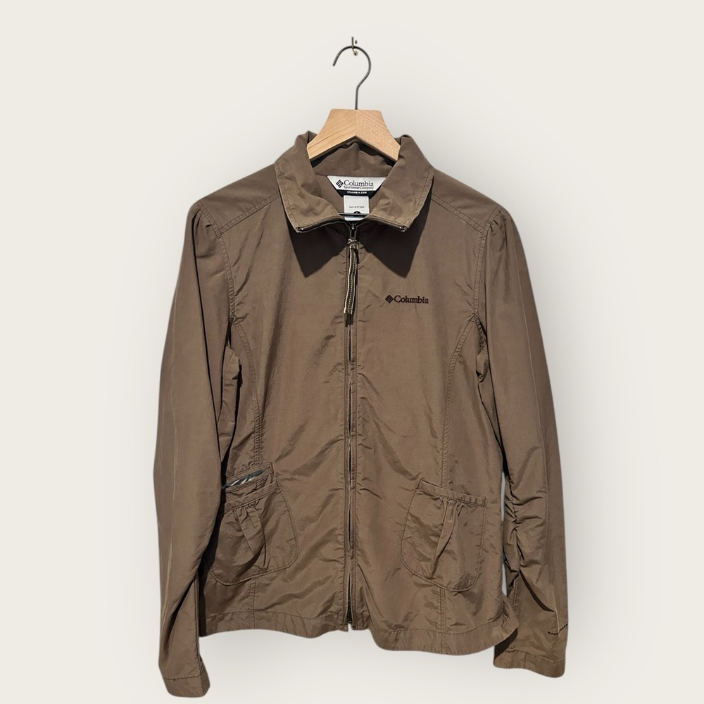 Columbia Women’s Brown Large Full Zip Outdoor Jacket Coat
